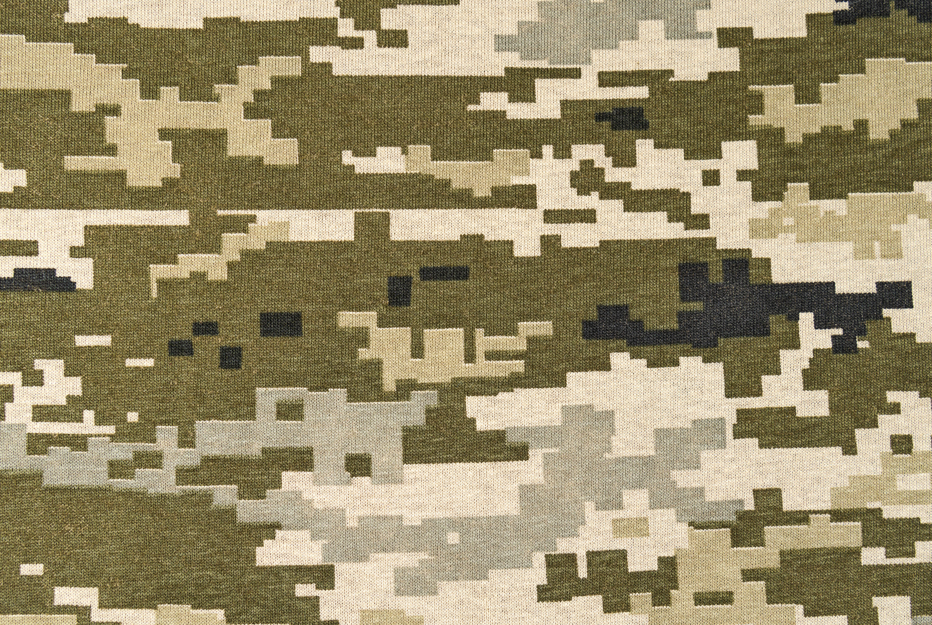 Pixel Camouflage Fabric Background